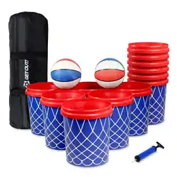 Walmart Get Out! Dunk Pong Giant Yard Games for Tailgate Picnic Outdoor Party with Bag offer