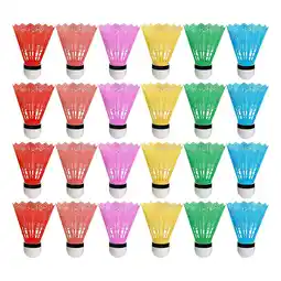 Walmart 36pcs Kids Badminton Plastic Shuttlecocks Exercise Badminton (Assorted Color) offer