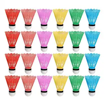 Walmart 36pcs Kids Badminton Plastic Shuttlecocks Exercise Badminton (Assorted Color) offer