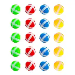 Walmart 20pcs Plastic Sticky Balls Game Balls Toy Darts Game Accessories for Fabric Board offer