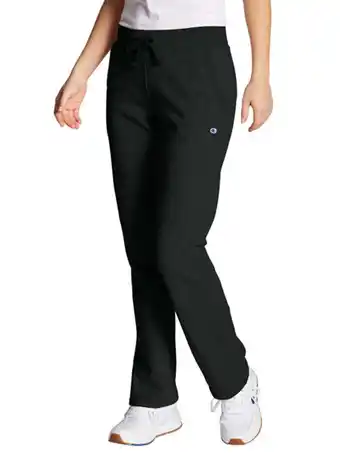 Walmart Champion Women's Powerblend Fleece Open Bottom Pants offer