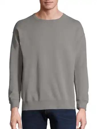 Walmart Hanes Men's ComfortWash Garment Dyed Fleece Sweatshirt offer