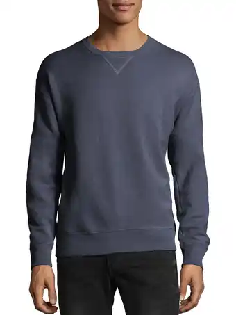 Walmart Hanes Men's ComfortWash Garment Dyed Fleece Sweatshirt offer