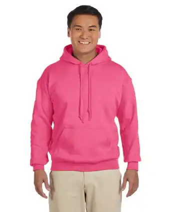 Walmart Gildan Heavy Blend Adult Hooded Sweatshirt , G185 , Safety Pink , XX-Large offer