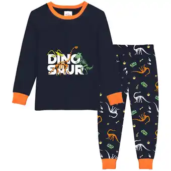 Walmart Rimyaw Boys Pajamas Sets Dinosaur 2-Piece Cotton Sleepwear Kids Long Casual Pjs Clothes 6T offer