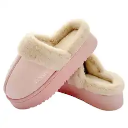 Walmart Women's Fuzzy Memory Foam Slippers Fluffy Winter House Shoes Indoor and Outdoor offer