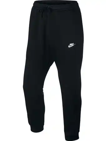 Walmart Nike Club Fleece Sportswear Men's Jogger Pants Black/White 804408-010 offer