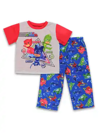 Walmart PJ Masks Toddler Boys 2 Piece Short Sleeves Pants Pajamas Set 21PJ271ESL offer