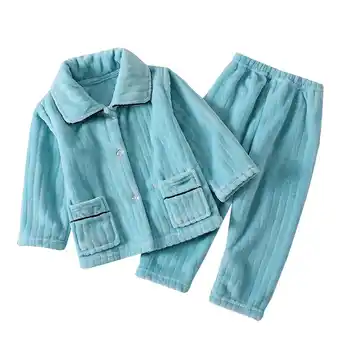 Walmart Boys Fleece Pajamas Set Winter Warm Pajamas Girl Pajama Set For Toddler Girls Boys 6-7 Years offer