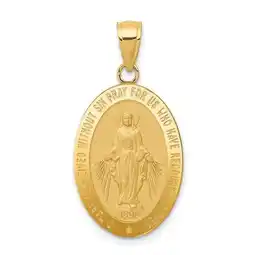 Walmart Finest Gold 10K Yellow Gold Miraculous Medal Pendant offer