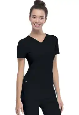 Walmart Heartsoul Break On Through Scrubs Top For Women Shaped V-Neck 20710 offer