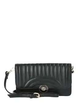 Walmart Time and Tru Women's Gigi Quilted Flap Top Wallet, Black offer