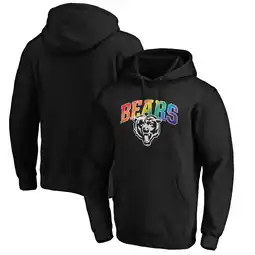 Walmart Men's Black Chicago Bears Pride Logo Pullover Hoodie offer