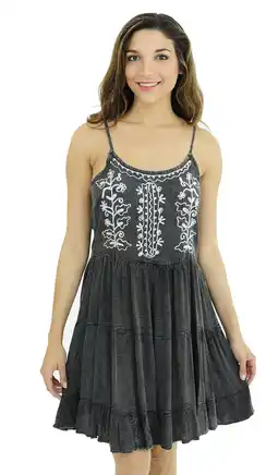 Walmart Riviera Sun Dress / Dresses for Women (Charcoal Denim, 2X) offer