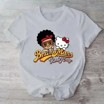 Walmart Bruno Mars X Hello Kitty Shirt offer