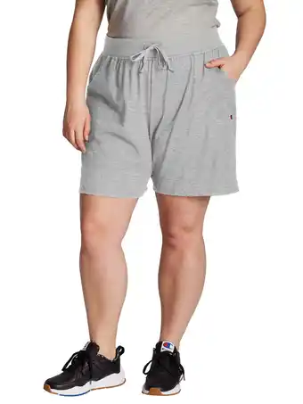 Walmart Champion Women’s Plus Size French Terry Lounge Bermuda Short offer