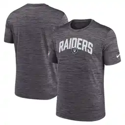 Walmart Men's Nike Black Las Vegas Raiders Sideline Velocity Athletic Stack Performance T-Shirt offer