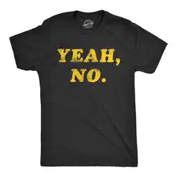 Walmart Mens Yeah No Tshirt Funny Hilarious Expression Novelty Graphic Tee Graphic Tees offer