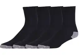 Walmart 4-12 Pair Reinforced Sport Crew Socks for Men Multi Pack and Colors offer