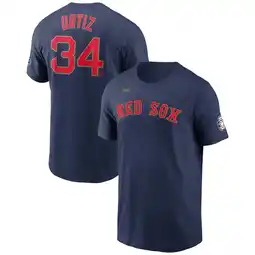 Walmart Men's Nike David Ortiz Navy Boston Red Sox Name & Number T-Shirt offer