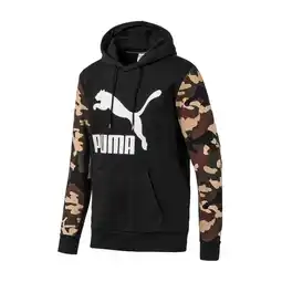 Walmart Puma Boys Camo Detail Hoodie Sweatshirt, Multicoloured, 2XL offer