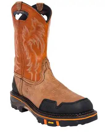 Walmart Cody James Men's 11 Decimator Western Work Boot Nano Composite Toe Brown 8.5 D(M) US offer