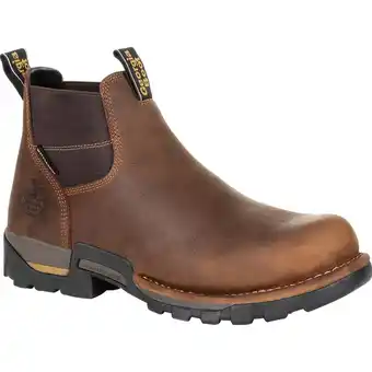 Walmart Georgia Boot Eagle One Waterproof Chelsea Work Boot offer