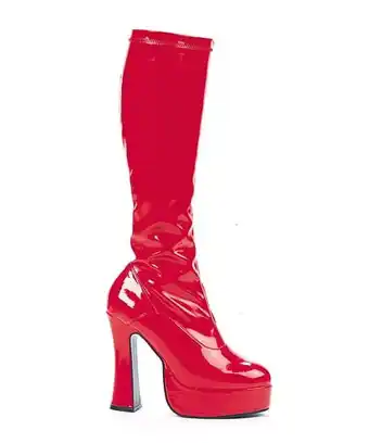 Walmart Red Leather Womens 5.5 Knee High Boots sz 6 offer