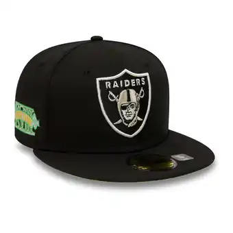 Walmart Men's New Era Black Las Vegas Raiders Citrus Pop 59FIFTY Fitted Hat offer