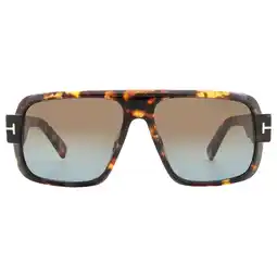 Walmart Tom Ford Turner Brown Gradient Navigator Men's Sunglasses FT1101 52F 58 offer