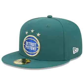 Walmart Men's New Era Green Detroit Pistons 2022/23 City Edition Alternate Logo 59FIFTY Fitted Hat offer