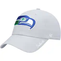 Walmart Women's '47 Gray Seattle Seahawks Miata Clean Up Legacy Adjustable Hat offer