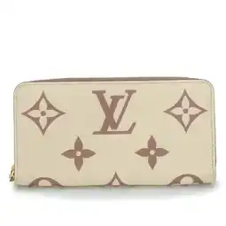 Walmart Pre-Owned Louis Vuitton Long Wallet Zippy M80116 Monogram Empreinte Cream Bois de... (Good) offer