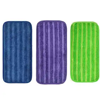 Walmart Reusable Pads for Swiffer Sweeper Mops 12 Inch Floor Cleaning Mop Head Pads,3 PACK offer