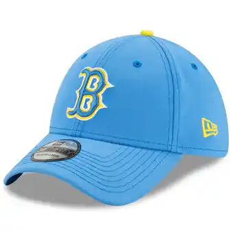 Walmart Men's New Era Light Blue Boston Red Sox 2021 City Connect 39THIRTY Flex Hat offer