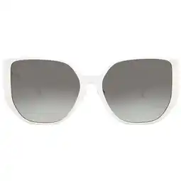 Walmart Versace Sunglasses VE4449D 31411 58mm White / Grey Gradient Lens offer