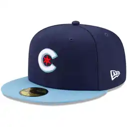 Walmart Men's New Era Navy/Light Blue Chicago Cubs 2021 City Connect 59FIFTY Fitted Hat offer