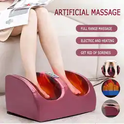 Walmart DagobertNiko Shiatsu Electric Foot Calf Massager Leg Kneading Heating Massage Machine offer