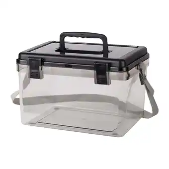 Walmart yotijay Storage Box Storage Container with Lids for Storage and Organization Rectangular Black Lid offer