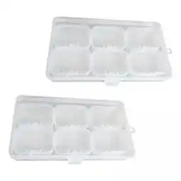 Walmart Fancyes 2xJewelry Beads Organizer Storage Boxes Rectangular for Nail Candies Art Craft 5.5cmx4cmx2cm offer