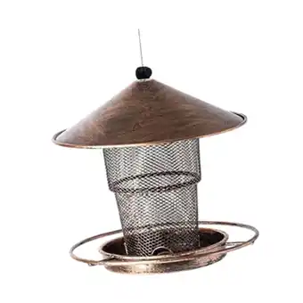 Walmart Vsenkes Outdoor Bird Feeder Iron Easy Clean Garden Decoration for Balcony Lawn Porch offer