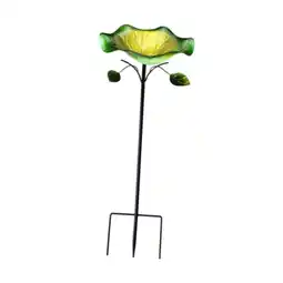 Walmart EHJRE Metal Bird Bath Birdfeeder Iron Versatile Stable Support Rustic Decoration Ideal 22cmx86cm offer