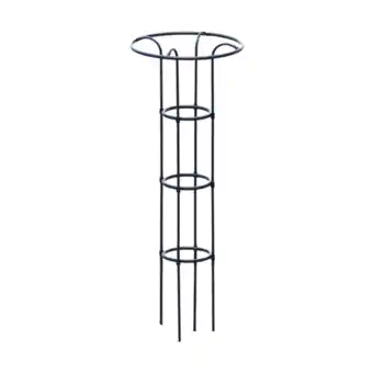 Walmart colaxi Garden Obelisk Trellis Metal Plant Trellis for Climbing Plants Flowers Vines 130cm Black offer