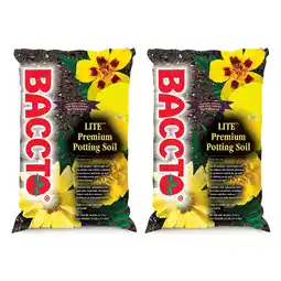 Walmart Michigan Peat Baccto Lite Premium Outdoor Potting Soil, 40 Quart (2 Pack) offer