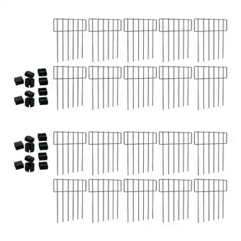 Walmart colaxi 10Pcs Decorative Garden Fence Panels Animal Barrier Backyard Door Pet Border offer