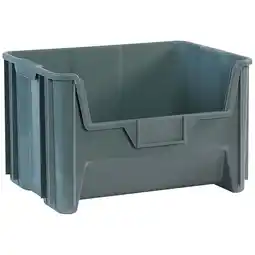 Walmart Quantum Storage Systems Bin,Gray,Polyethylene,12 7/16 in QGH700GY offer