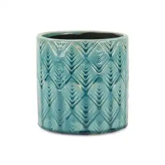 Walmart Cheungs 5775L 6.25 x 6.25 in. Arzati Pot, Turquoise offer