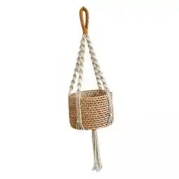 Walmart figatia 4xPlant Macrame Hanger Indoor Hanging Planter Basket for Porch Window Kitchen offer