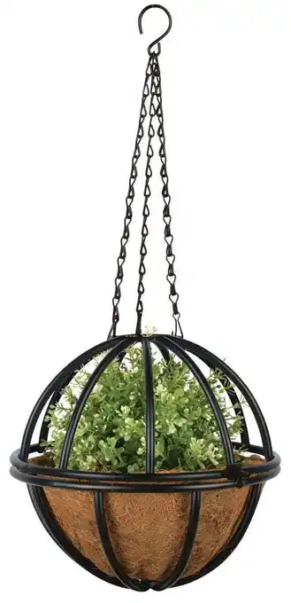 Walmart Esschert Design Metal Hanging Basket Sphere 10 offer