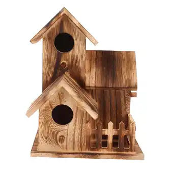 Walmart Outdoor Birdhouse Birdhouse, Wood Bird House, For Birds Swallows offer